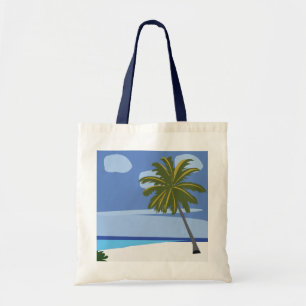 Strand Palm Tree Vacation Beach Tragetasche