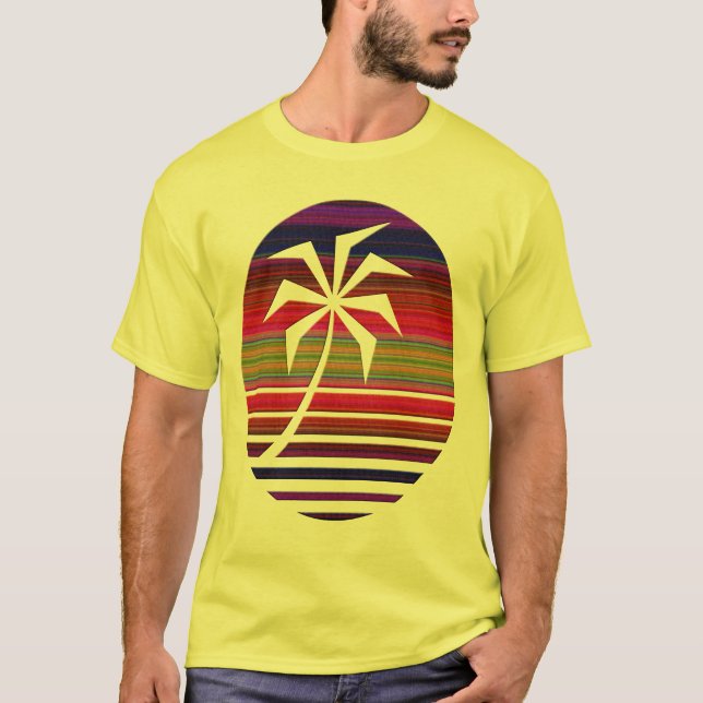 Strand-Palme #1 T-Shirt (Vorderseite)