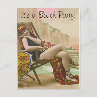 Strand-Party Einladung