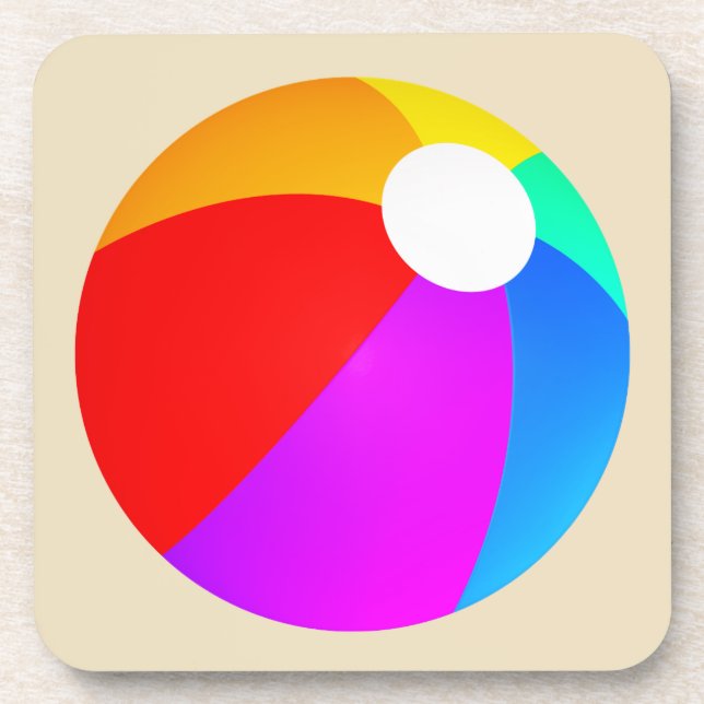 Strand-Party Untersetzer (Vorderseite)