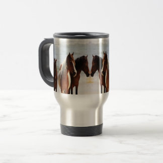 Strand-Pferdereise/Pendler-Tasse Reisebecher