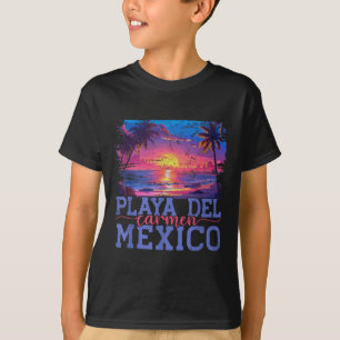 Strand Playa Del Carmen Mexiko Tropischer Sommer T-Shirt
