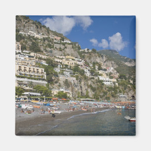 Strand Positano, Kampanien, Italien Magnet
