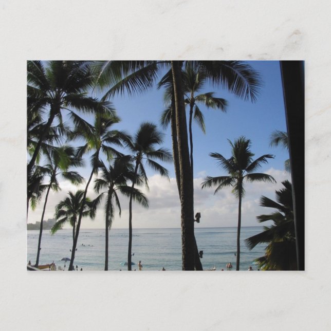 Strand Postkarte (Vorderseite)