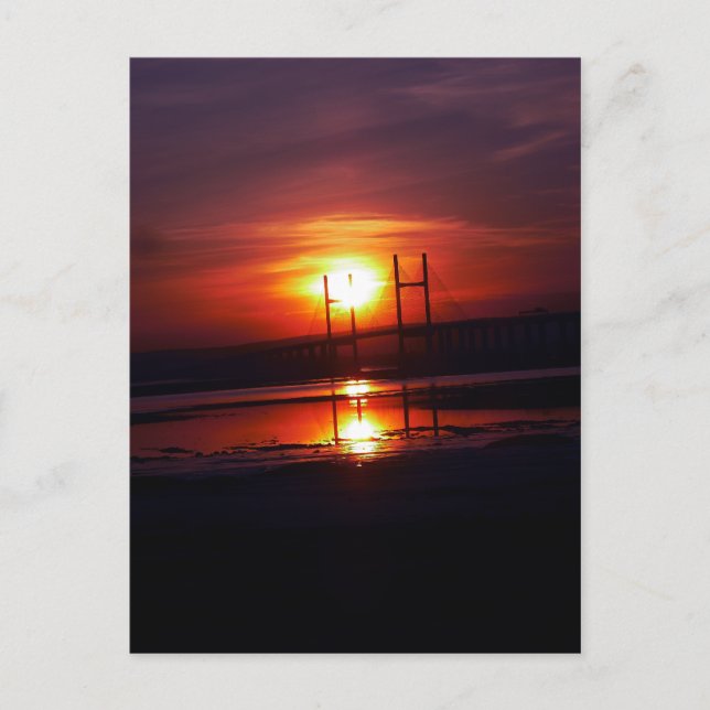 Strand Postkarte (Vorderseite)