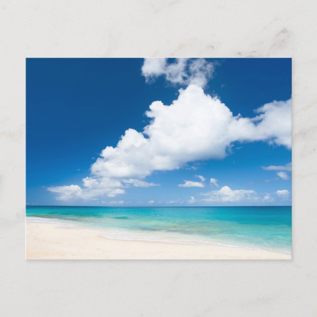 Strand Postkarte (Vorderseite)