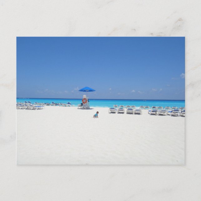 Strand Postkarte (Vorderseite)