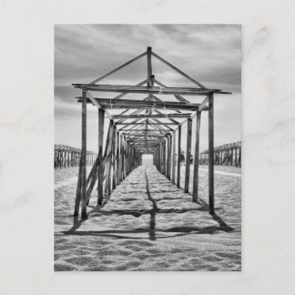 Strand Povoa de Varzim in Portugal Postkarte