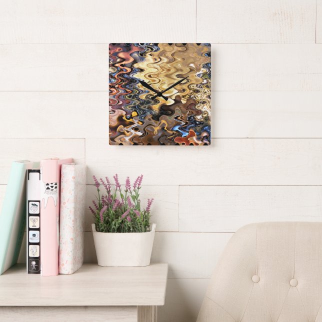 STRAND QUADRATISCHE WANDUHR (Lesesaal)