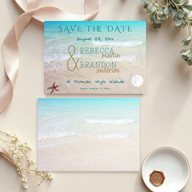 Strand Rettet das Datum Sanddollar Ankündigung (Von Creator hochgeladen)