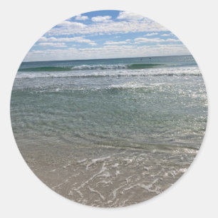 Strand Runder Aufkleber