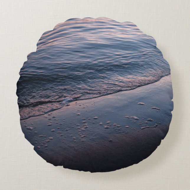 STRAND RUNDES KISSEN (Vorderseite)