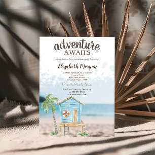 Strand, Sand, Beach House Retirement Party Einladung