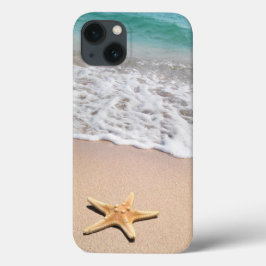 Strand Sand, Meereswellen und Seesterne Case-Mate iPhone Hülle