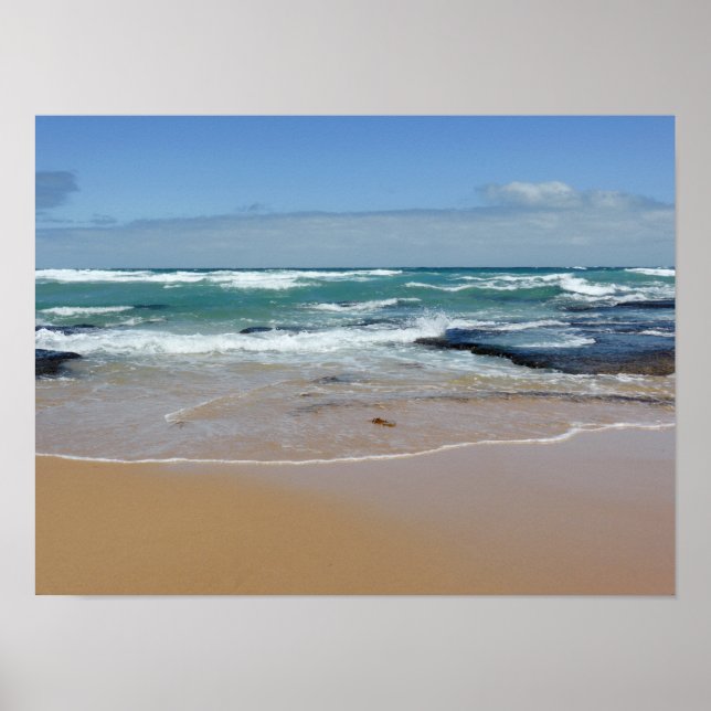 Strand Sand Poster (Vorne)