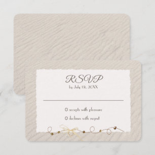 Strand Sand RSVP Karte