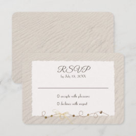 Strand Sand UAWG RSVP Karte