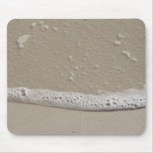 Strand Sand und Meeresschaum Mousepad