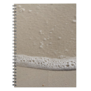 Strand Sand und Meeresschaum Notizblock