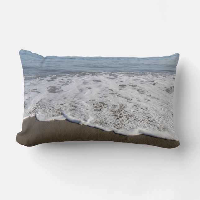Strand/Sand/Waves Kissen Für Draußen (Vorderseite)