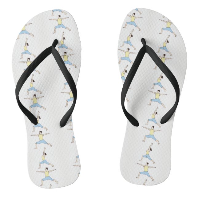 Strand-Sandalen mit Yoga-Design Flip Flops (Fußbett)