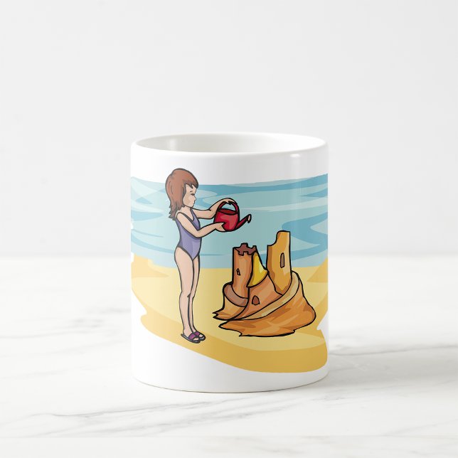 Strand Sandcastle Kaffeetasse (Von Creator hochgeladen)