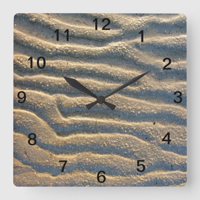 Strand, Sandy-Strand, Wanduhr (Vorderseite)