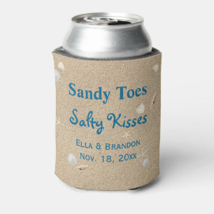 Strand Sandy Toes Salty Kisses Can Cooler Dosenkühler