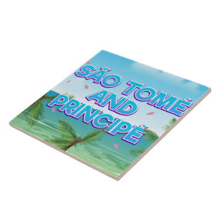 Strand São Tomé und Príncipe Fliese