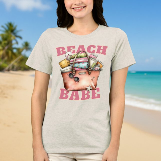 Strand-Schatz Sommer Tri-Blend Shirt (Beach Babe Shirt)