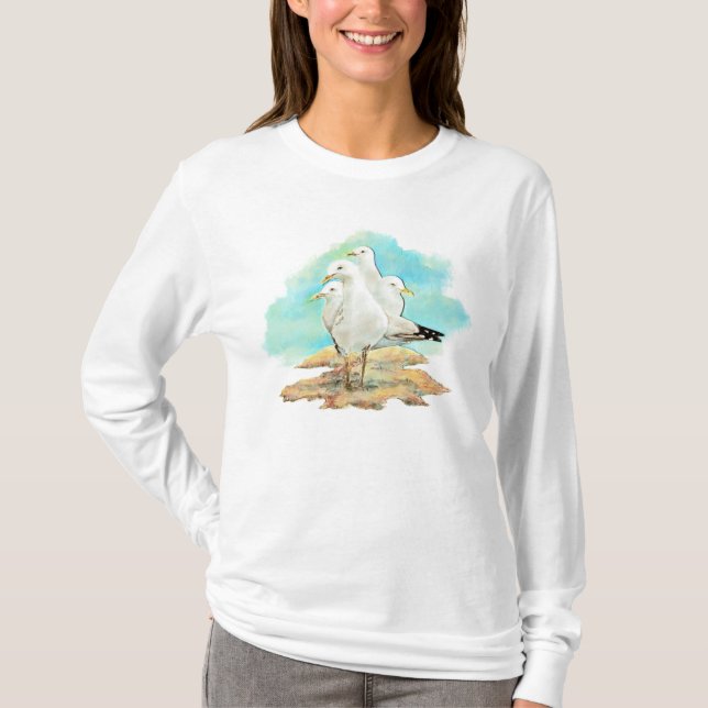Strand, Seagull T - Shirt (Vorderseite)