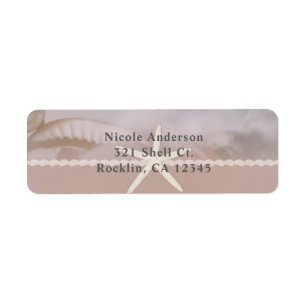Strand Seestern Taupe Braune Elegante Hochzeit