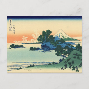 Strand Shichiri in der Provinz Sagami (von Hokusai Postkarte