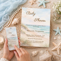 Strand Sommer Küste Baby Shower