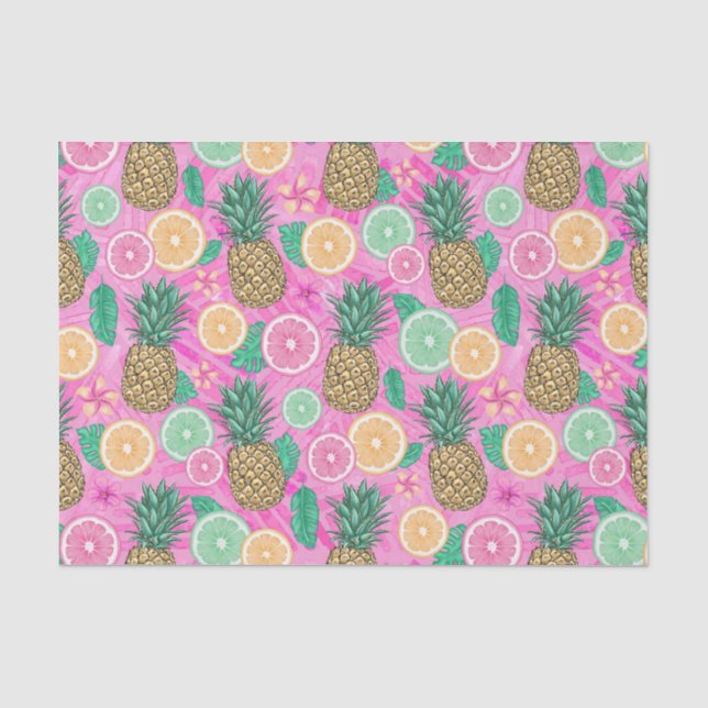 Strand Sommer Muster  Seidenpapier (Vorderseite)