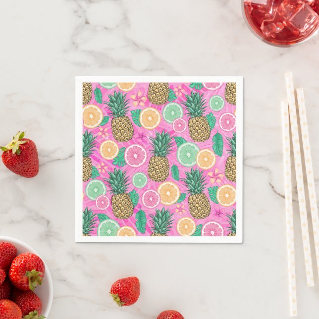 Strand Sommer Muster  Serviette (Beispiel)