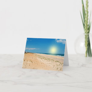 Strand-Sonnenaufgang - notecard Karte