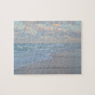 Strand Sonnenaufgang Ruhiges Wasser Künstlerisch K Puzzle