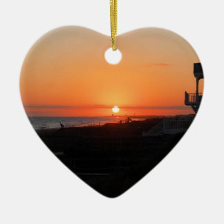 Strand-Sonnenuntergang an Holden Strand NC Keramikornament