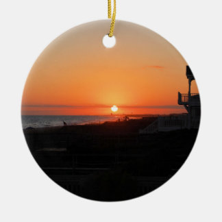 Strand-Sonnenuntergang an Holden Strand NC Keramikornament