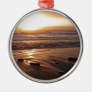 "Strand-Sonnenuntergang bei Yachats, Oregon" durch Silbernes Ornament