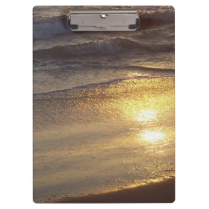 Strand-Sonnenuntergang-Klemmbrett Klemmbrett