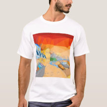 Strand-Sonnenuntergangs-Landschaftskunst
