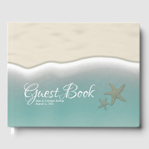 Strand Starfish, Blue Sea Water Ozeane Sand Hochze Gästebuch