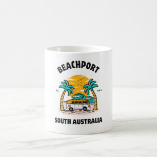 Strand Südaustralien Kaffeetasse