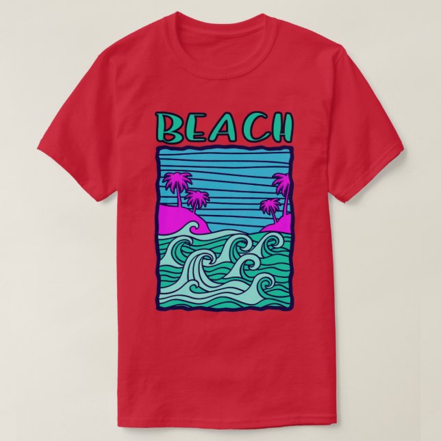 Strand T-Shirt (Design vorne)