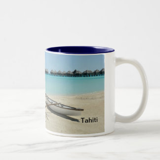 Strand-Tasse Tahitis Bora Bora Zweifarbige Tasse