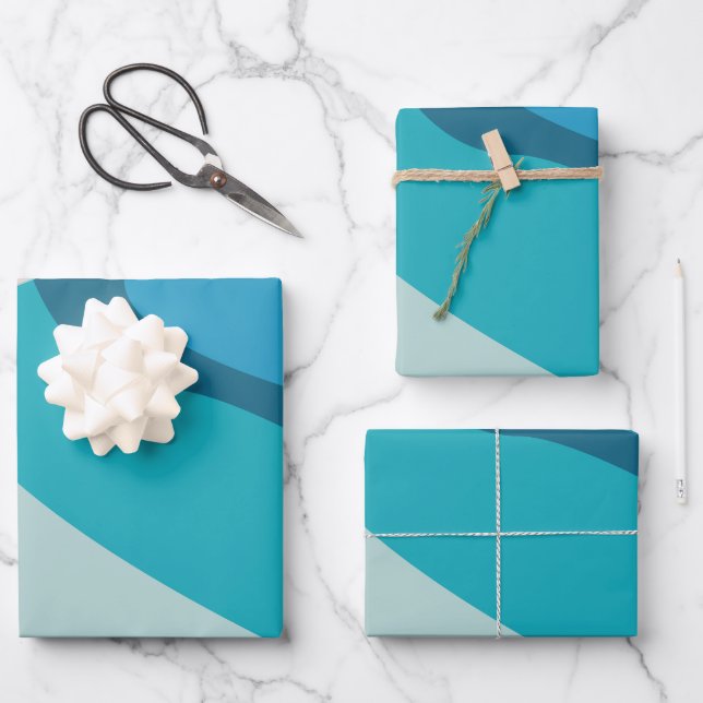 Strand-Themen-Party Geschenkpapier Set (Vorderseite)