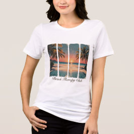 Strand-Therapie-Club Frauen T-Shirt Tri-Blend Shirt
