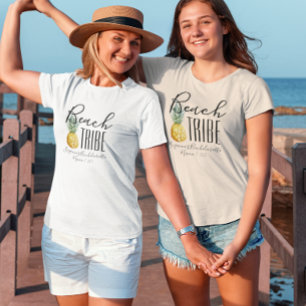 Strand Tribe Mädchen Reise Junggesellinnen Urlaub T-Shirt